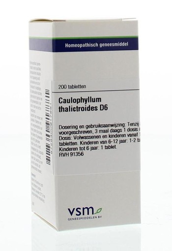 VSM Caulophyllum thalictroides D6 (200 Tabletten)