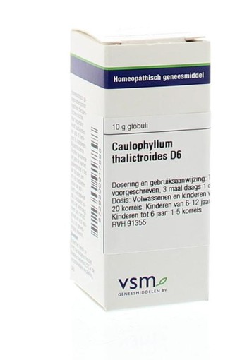 VSM Caulophyllum thalictroides D6 (10 Gram)