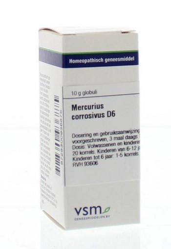 VSM Mercurius corrosivus D6 (10 Gram)