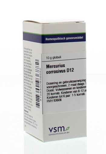 VSM Mercurius corrosivus D12 (10 Gram)