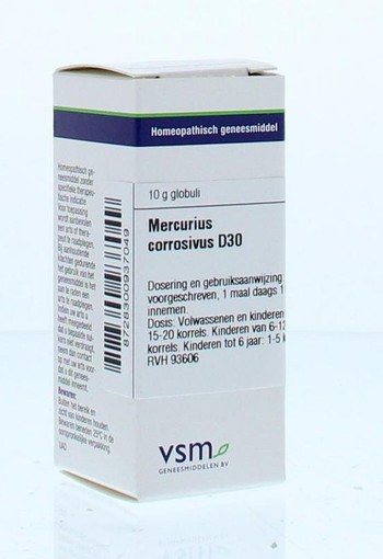 VSM Mercurius corrosivus D30 (10 Gram)