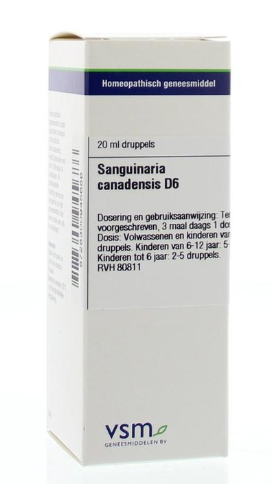 VSM Sanguinaria canadensis D6 (20 Milliliter)