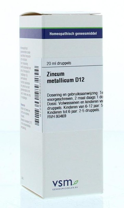 VSM Zincum metallicum D12 (20 Milliliter)