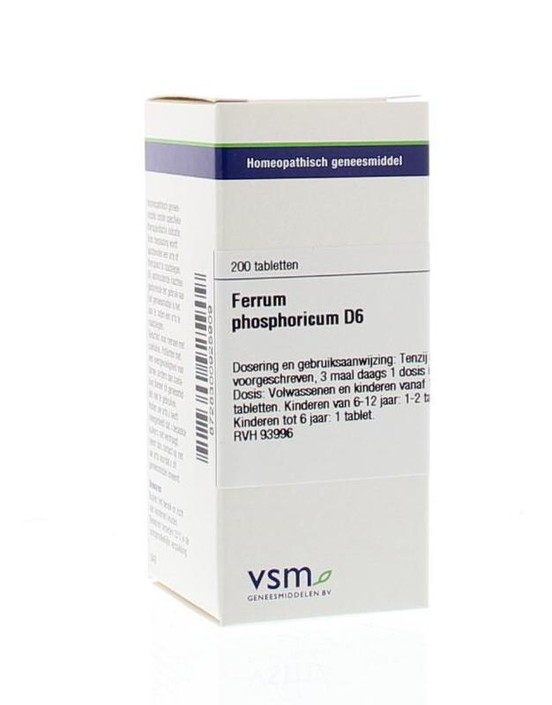 VSM Ferrum phosphoricum D6 (200 Tabletten)