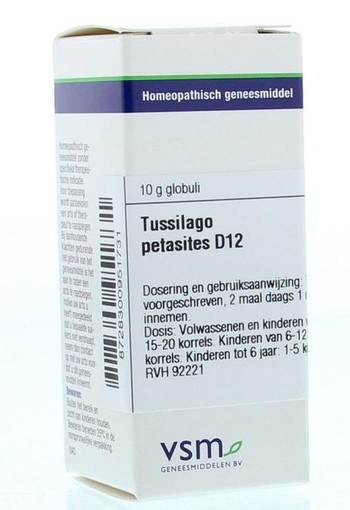 VSM Tussilago petasites D12 (10 Gram)