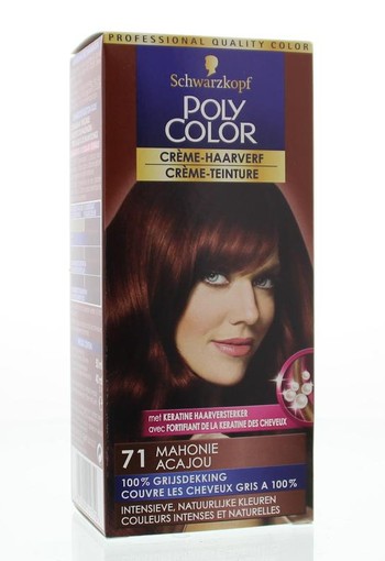 Poly Color Creme haarverf 71 mahonie (90 Milliliter)