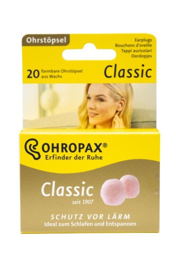 Ohropax Geluiddemper lawaai classic 12 stuks