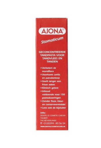 Ajona Stomaticum tandpasta ajona (25 Milliliter)