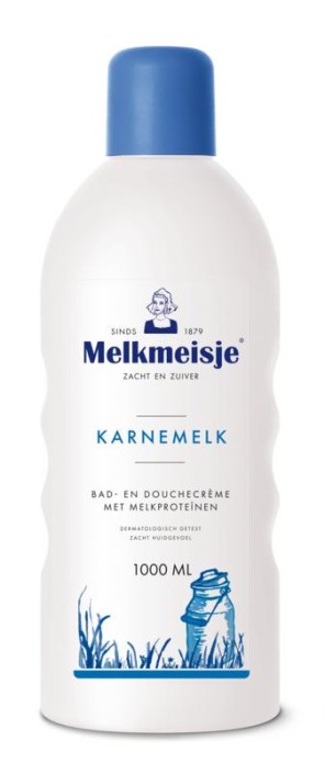 Melkmeisje Bad en douche karnemelk (1 Liter)