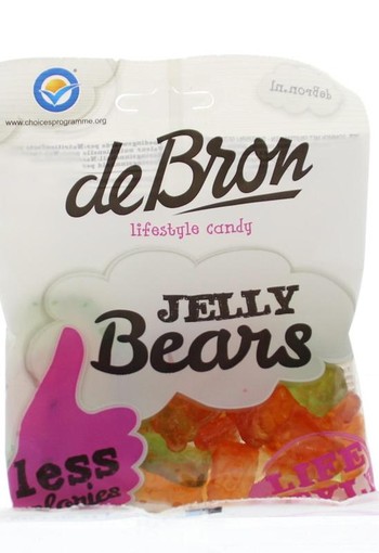 De Bron Gombeertjes/jelly bears suikervrij (90 Gram)