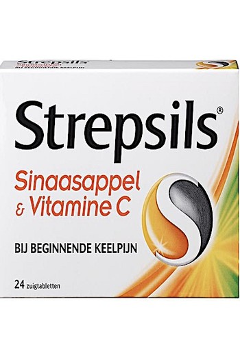 Strepsils Sinaasappel / Vitamine C 24zt