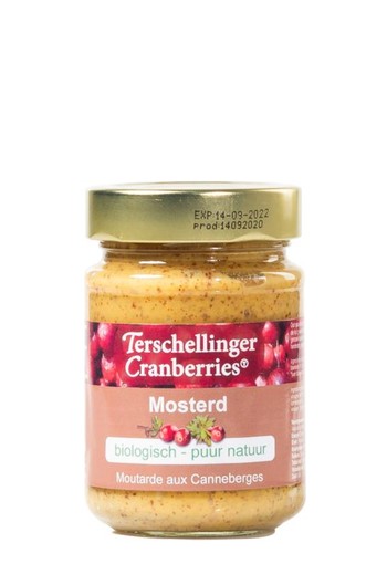 Terschellinger Mosterd cranberry bio (200 Gram)
