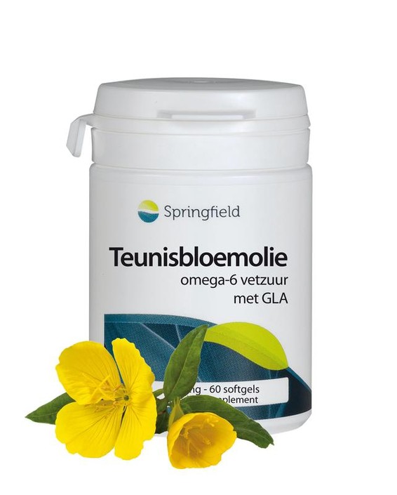 Springfield Teunisbloemolie (60 Softgels)