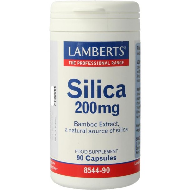 Lamberts Kiezelzuur uit bamboe (silica 200mg) (90 Vegetarische capsules)