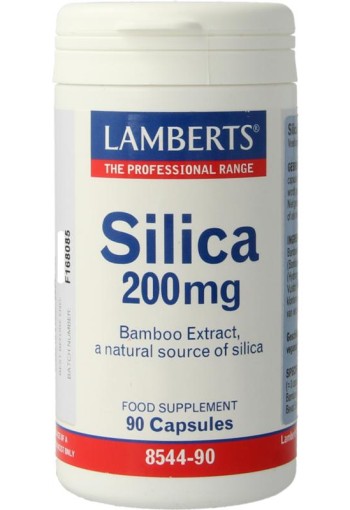 Lamberts Kiezelzuur uit bamboe (silica 200mg) (90 Vegetarische capsules)