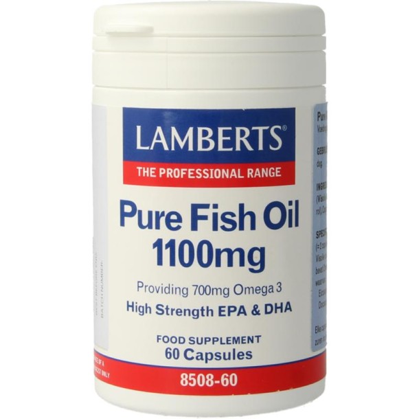 Lamberts Pure visolie 1100mg omega 3 (60 Capsules)