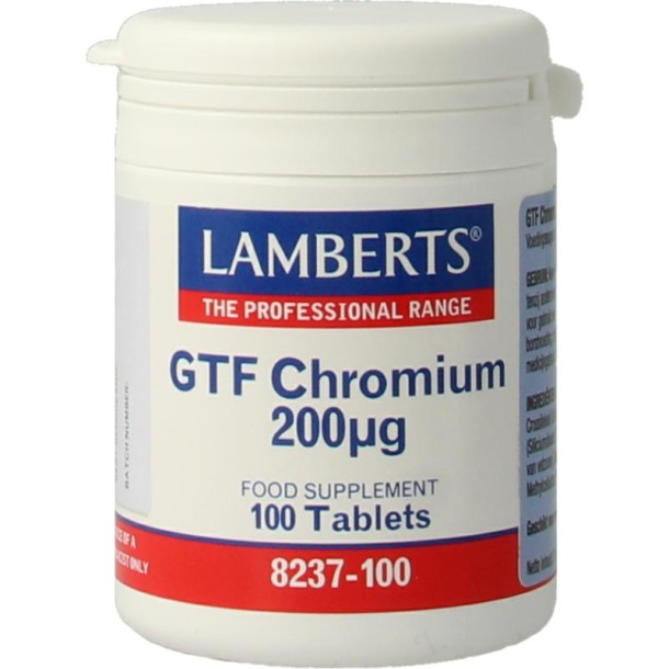 Lamberts GTF chroom 200mcg (100 Tabletten)