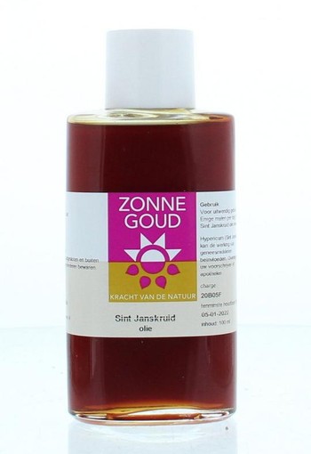 Zonnegoud Sint Janskruid olie (100 Milliliter)