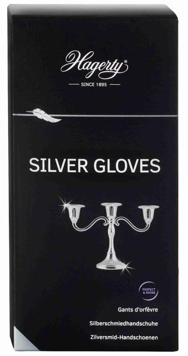 Hagerty Silver gloves (1 Paar)