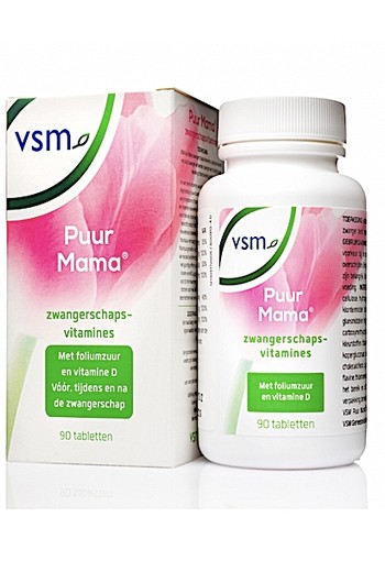 VSM PUUR MAMA ZWANGERSCHAPSVITAMINES 90 stuks