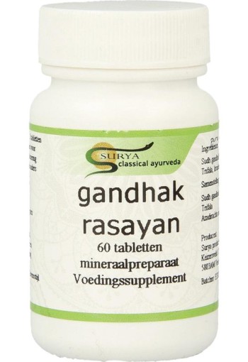 Surya Gandhak rasayan (60 Tabletten)