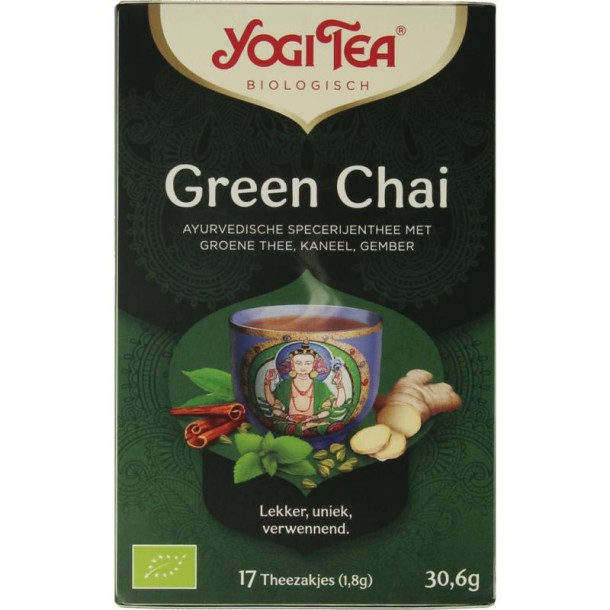 Yogi Tea Green chai bio (17 Zakjes)