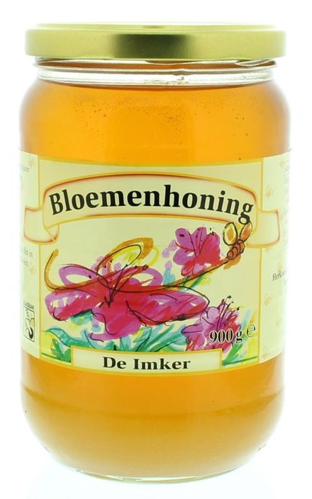 De Imker Bloemenhoning vloeibaar (900 Gram)