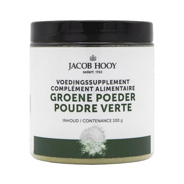 Jacob Hooy Groene poeder pot (100 Gram)