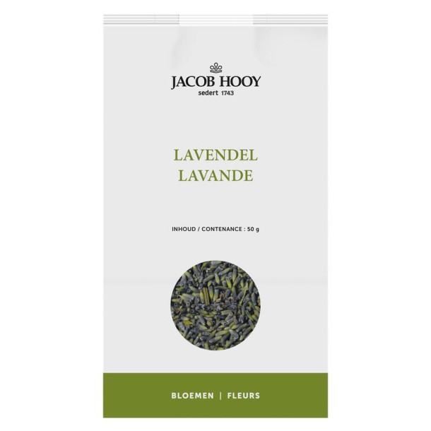 Jacob Hooy Lavendel (bloemen) (50 Gram)