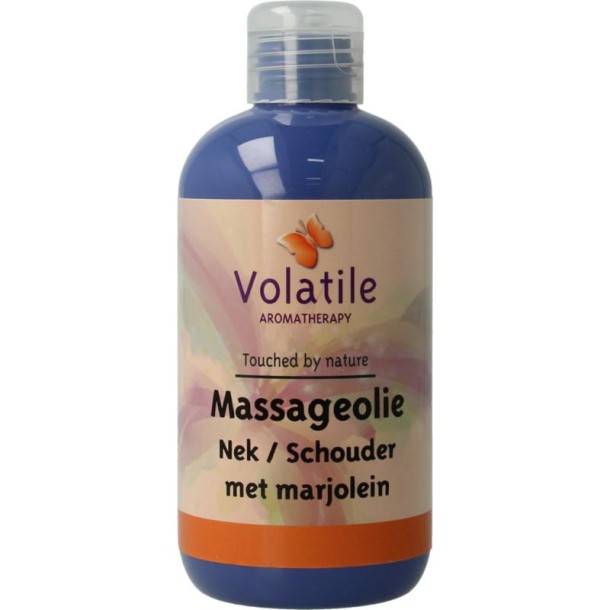 Volatile Massageolie nek en schouder marjolein (250 Milliliter)