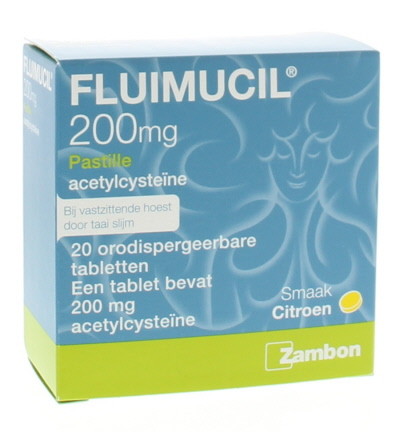 Fluimucil Pastilles (20 Pastilles)