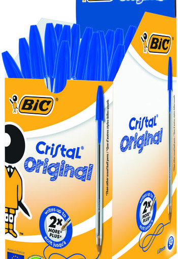 BIC Cristal pennen blauw doos (50 Stuks)