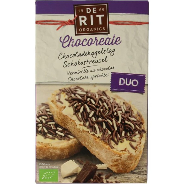 De Rit Chocoreale hagelslag mix bio (225 Gram)