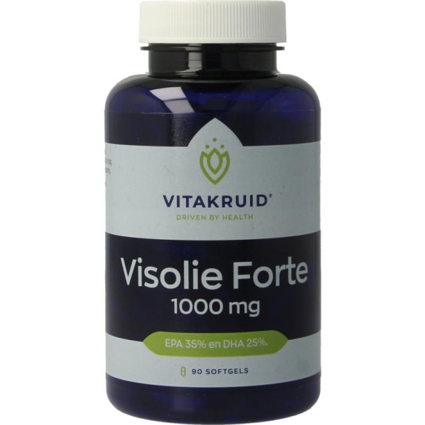 Vitakruid Visolie Forte 1000 mg EPA 35% DHA 25% 90 Softgels