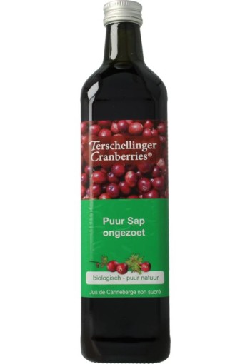 Terschellinger Cranberrysap ongezoet bio (750 Milliliter)