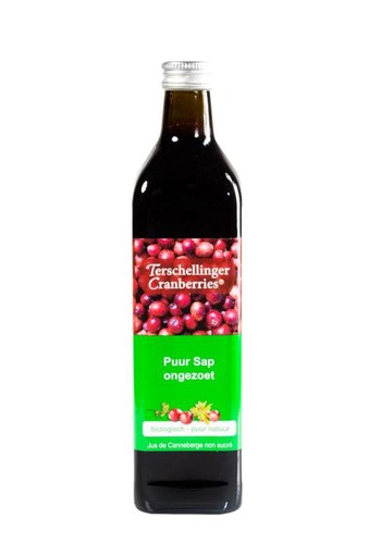 Terschellinger Cranberrysap ongezoet bio (750 Milliliter)