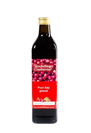 Terschellinger Cranberrysap gezoet bio (750 Milliliter)