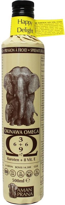 Amanprana Happy delight okinawa olie bio (500 Milliliter)