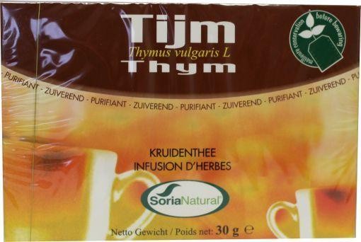 Soria Natural Tijm tomillo infusie (20 Zakjes)