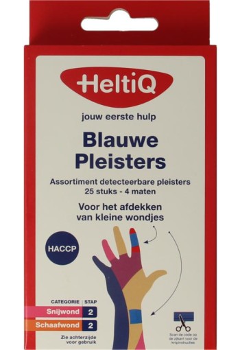 Heltiq Detecteerbare pleisters blauw (26 Stuks)