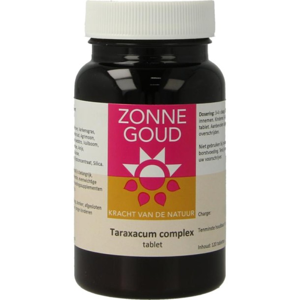 Zonnegoud Taraxacum complex (120 Tabletten)