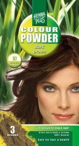 Henna Plus Colour powder 57 dark brown (100 Gram)