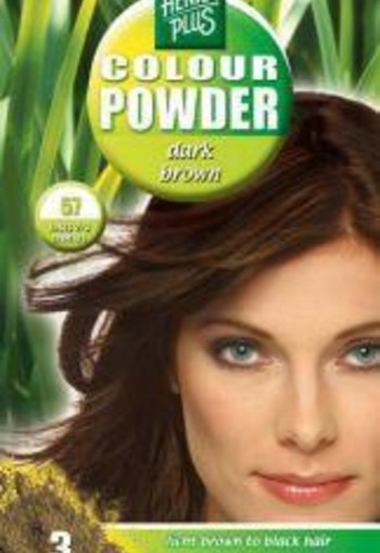 Henna Plus Colour powder 57 dark brown (100 Gram)