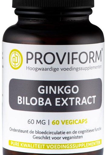 Proviform Ginkgo biloba 60 mg (60 Vegetarische capsules)