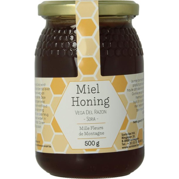 Soria Natural Honing berghoning miel aromatica (500 Gram)