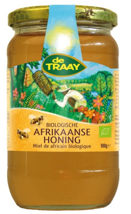 Traay Afrikaanse honing bio (900 Gram)