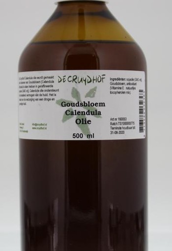 Cruydhof Calendula/goudsbloem olie (500 Milliliter)