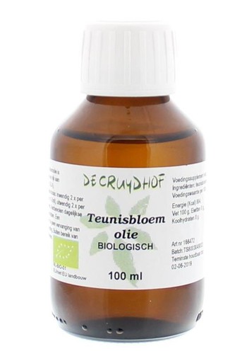 Cruydhof Teunisbloemolie vloeibaar bio (100 Milliliter)