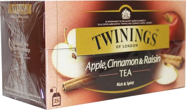 Twinings Apple cinnamon raisin aroma (25 Zakjes)