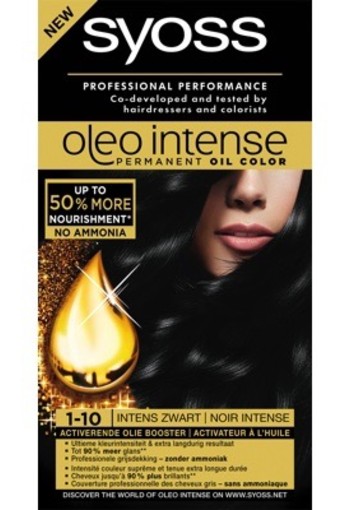 Syoss Color Oleo 1.10 Intens Zwart 1set